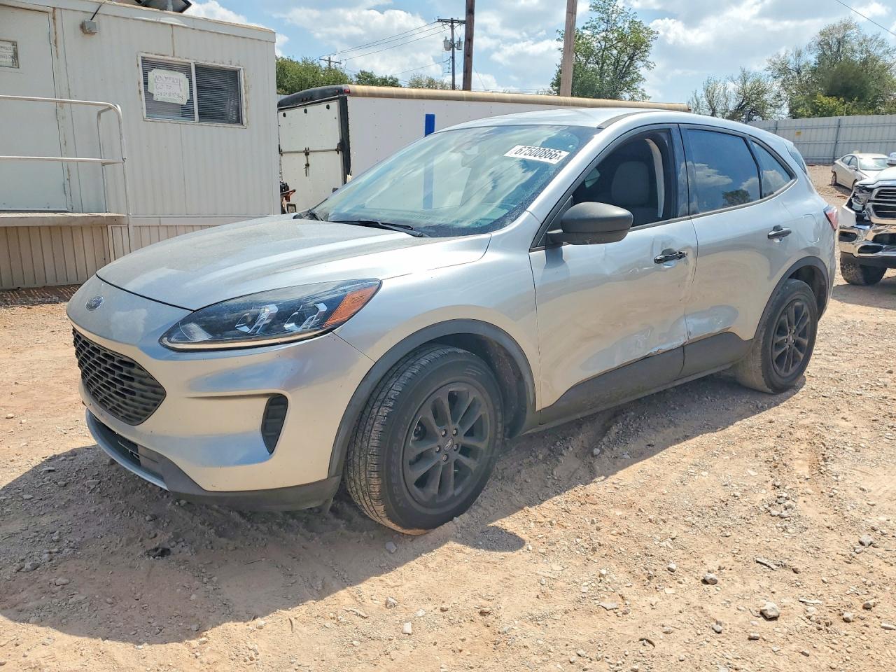 2022 Ford Escape S Silver vin: 1FMCU0F62NUA12708