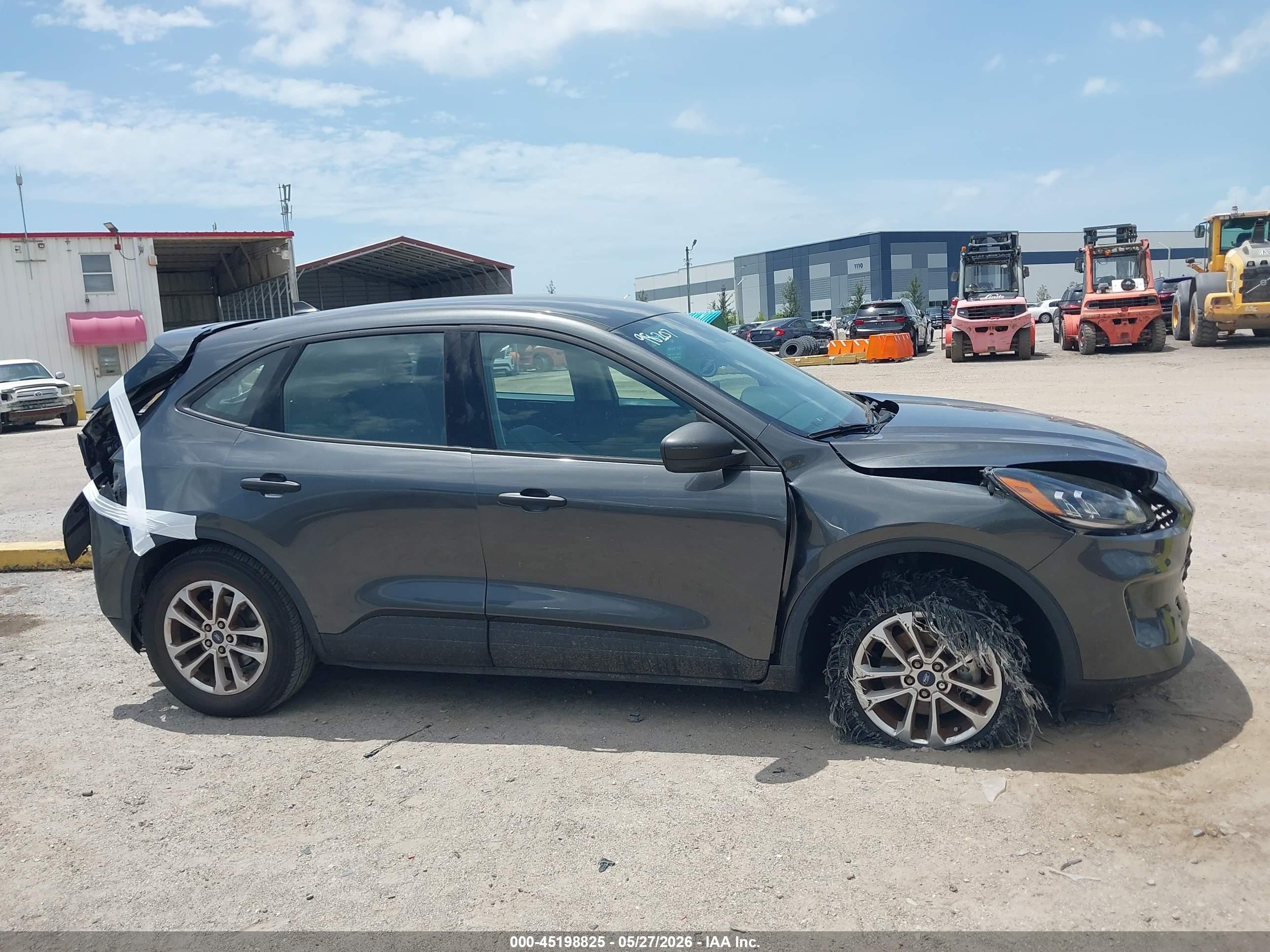 2020 Ford Escape S Серый vin: 1FMCU0F63LUC57689