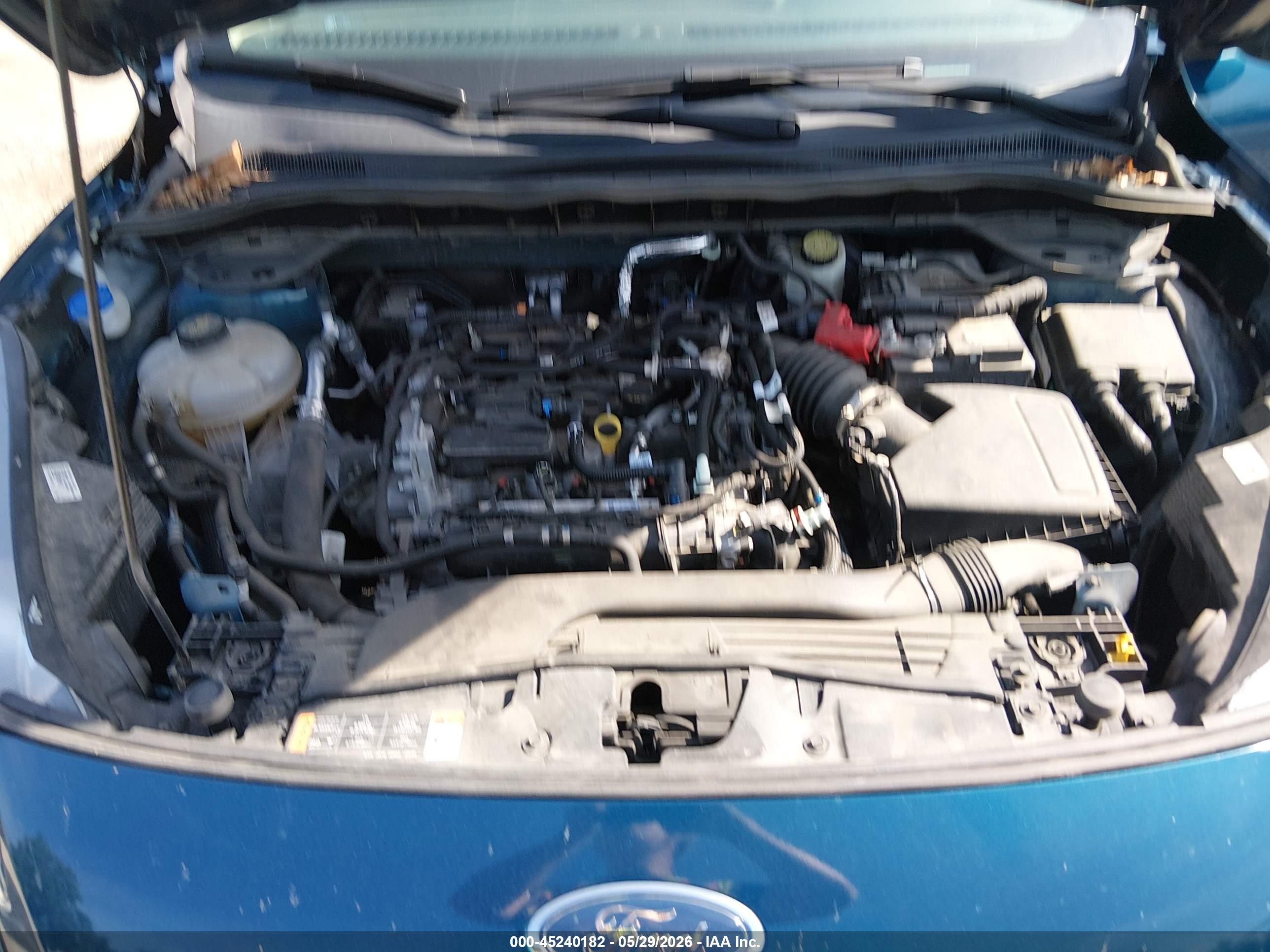 2020 Ford Escape S Blue vin: 1FMCU0F68LUC67277