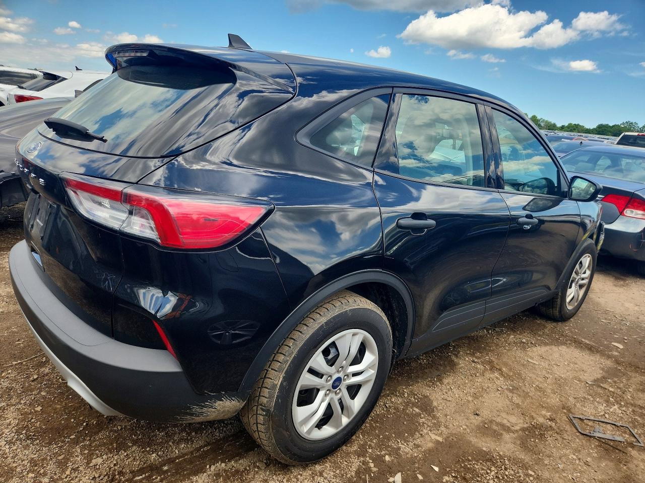 2021 Ford Escape S Black vin: 1FMCU0F68MUA02974