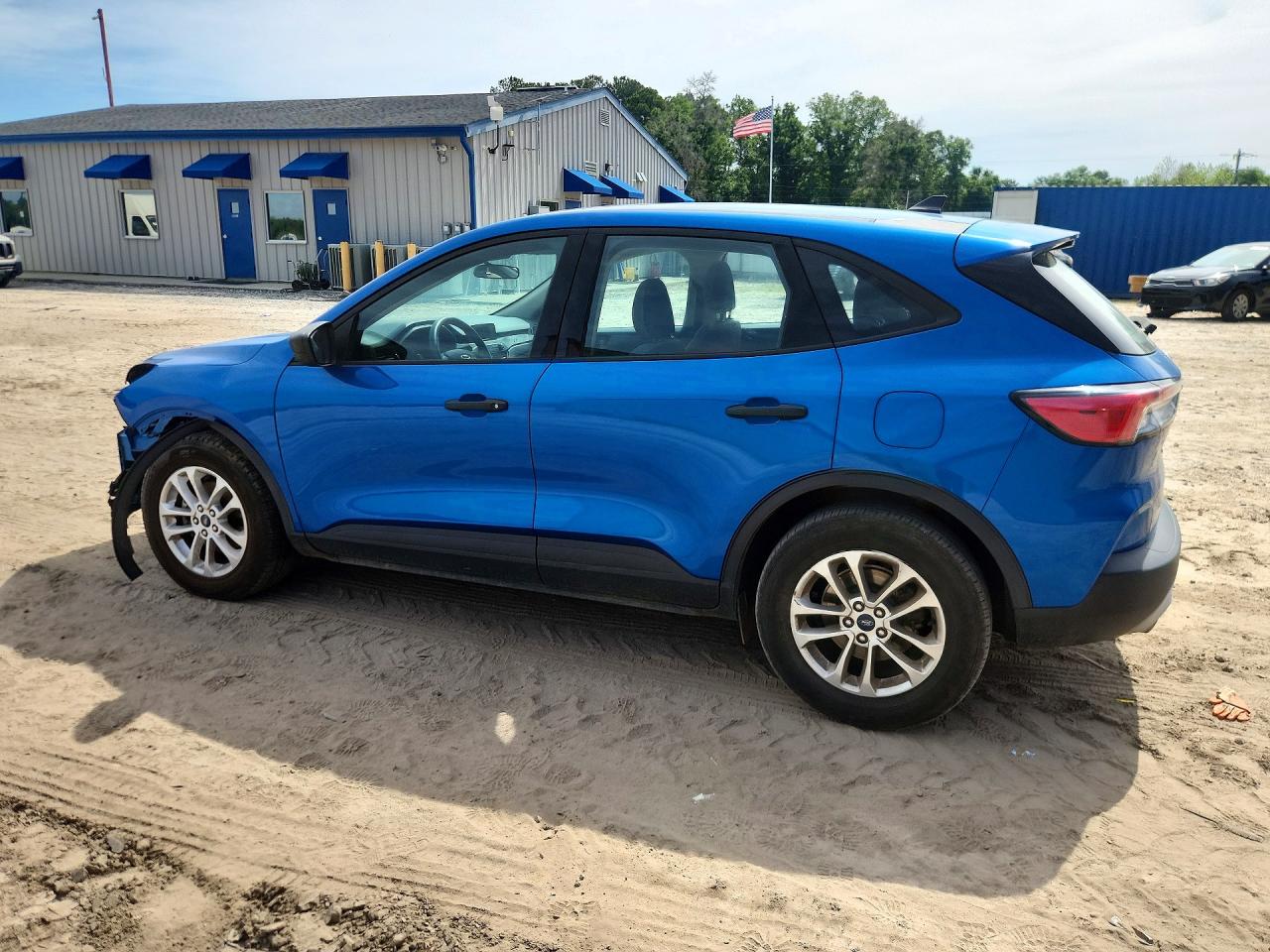 2020 Ford Escape S Blue vin: 1FMCU0F6XLUB77113