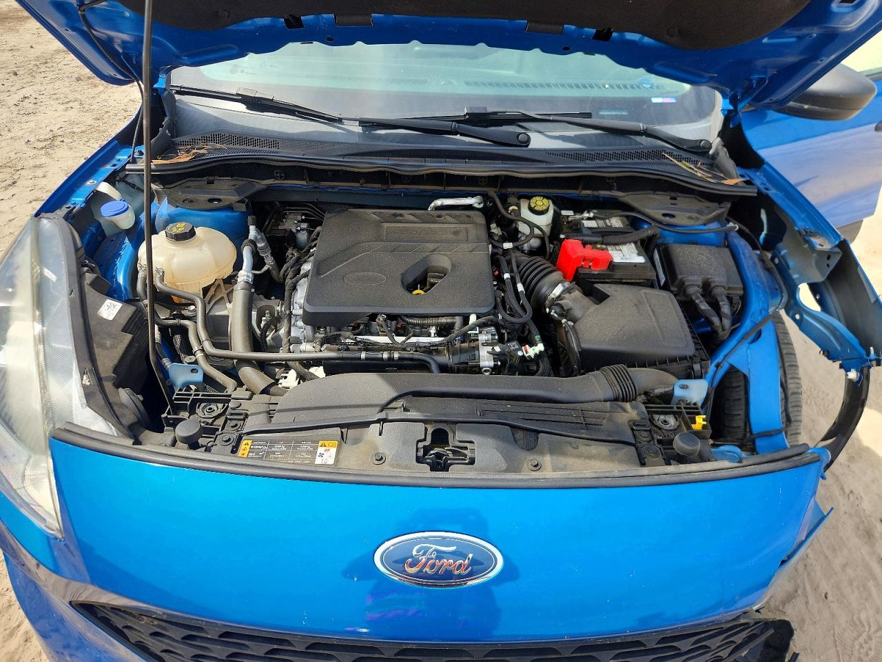 2020 Ford Escape S Blue vin: 1FMCU0F6XLUB77113