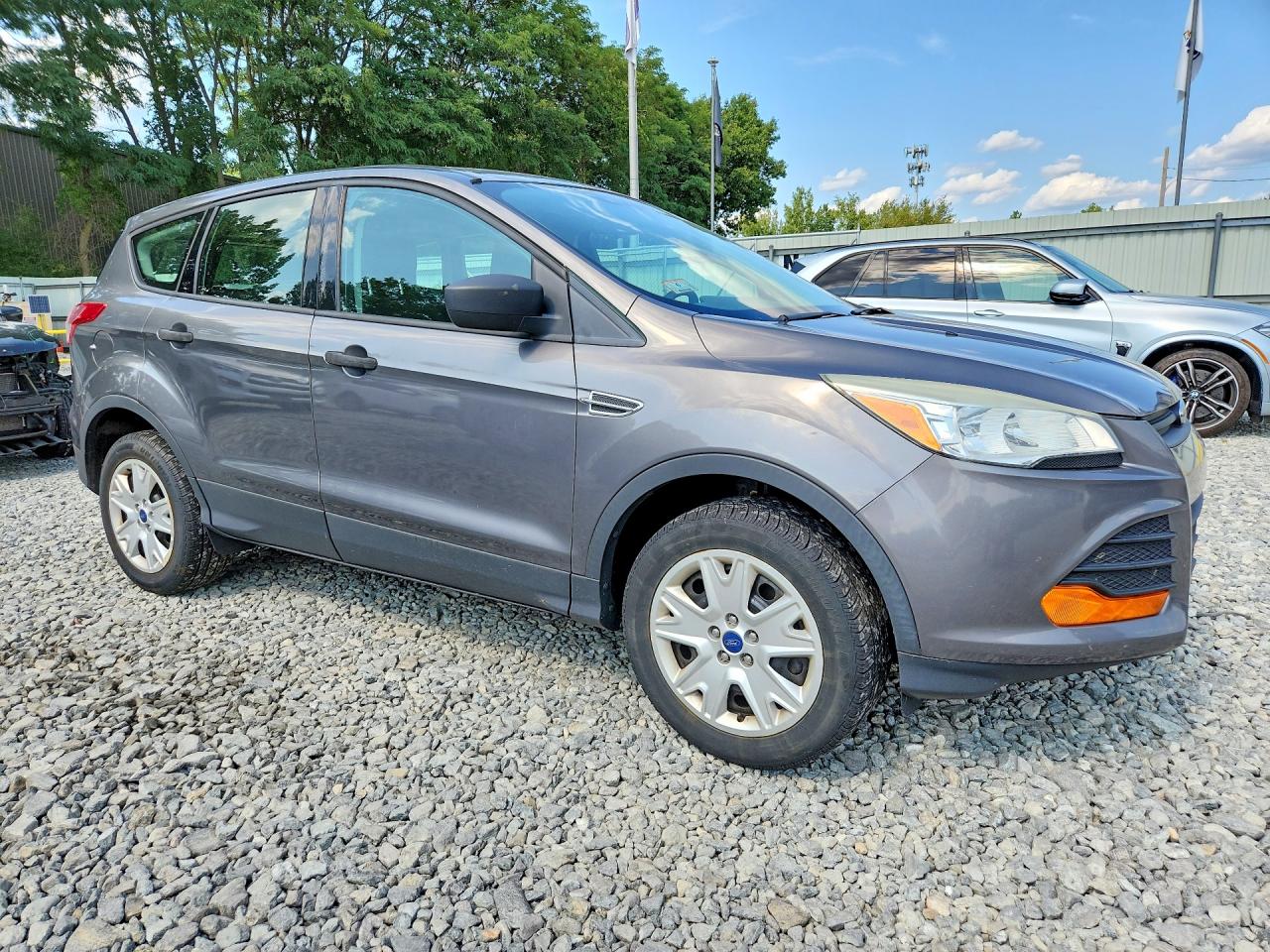 2013 Ford Escape S Gray vin: 1FMCU0F70DUA82747