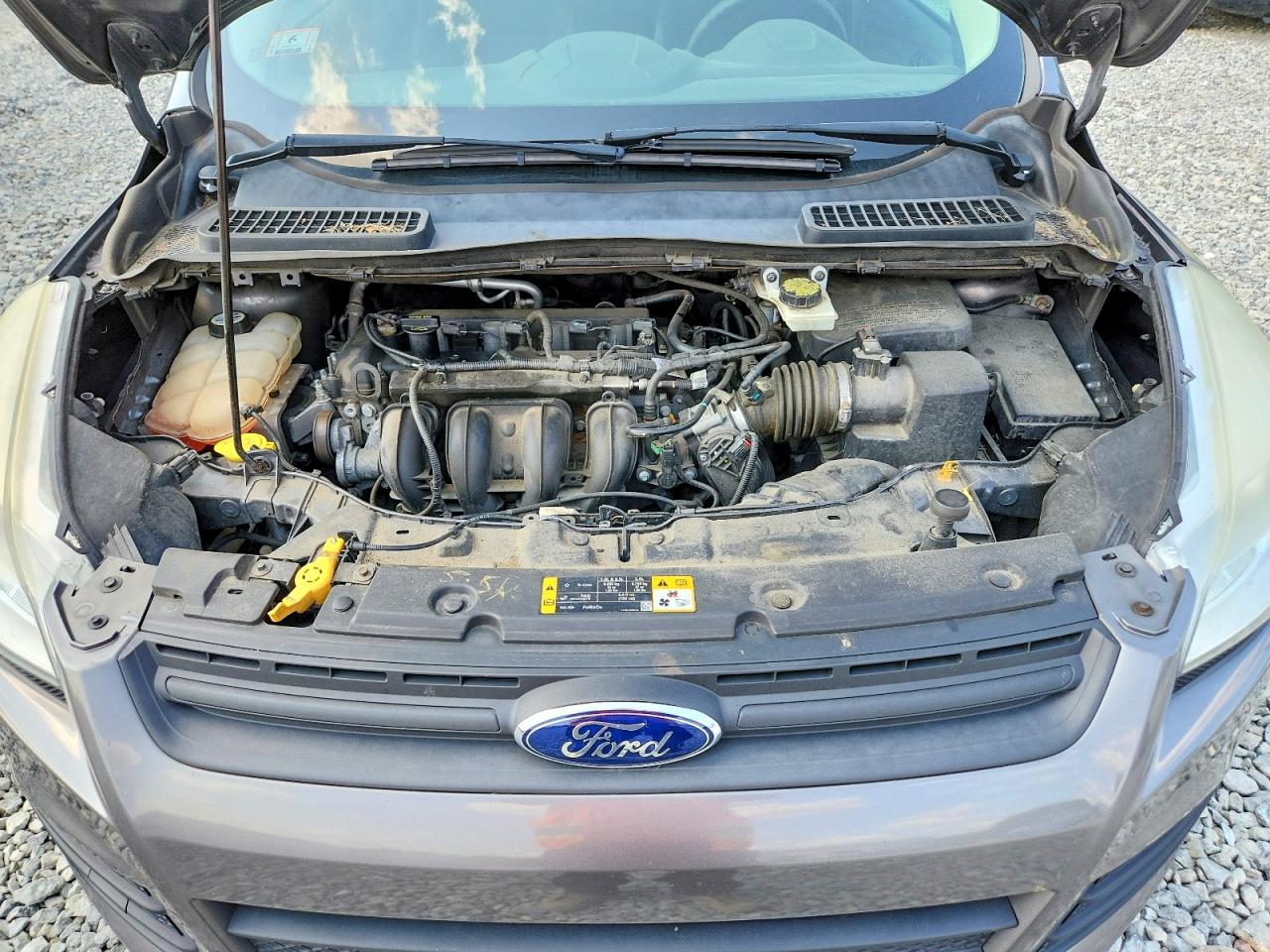 2013 Ford Escape S Gray vin: 1FMCU0F70DUA82747