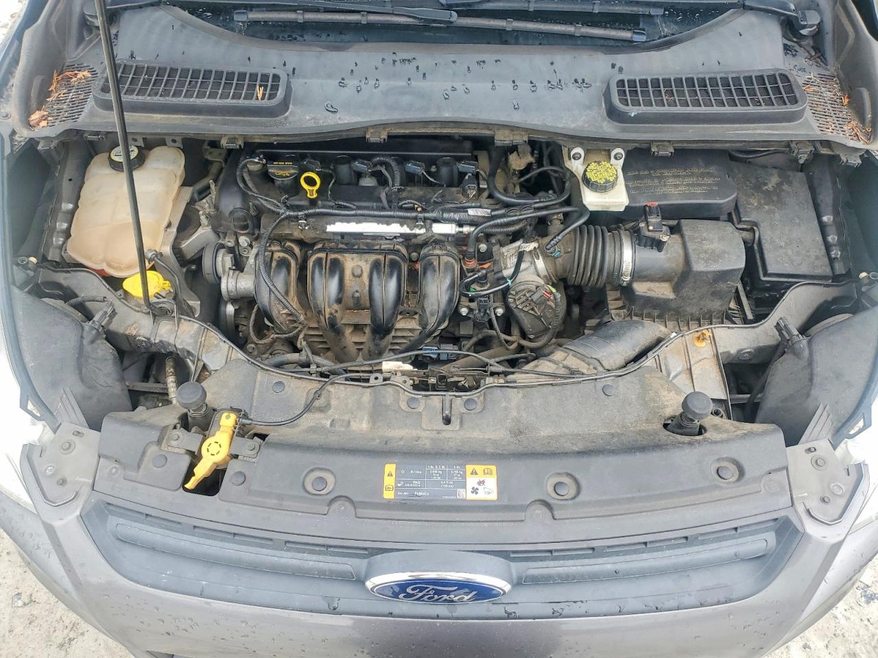 2013 Ford Escape S Gray vin: 1FMCU0F70DUB12104