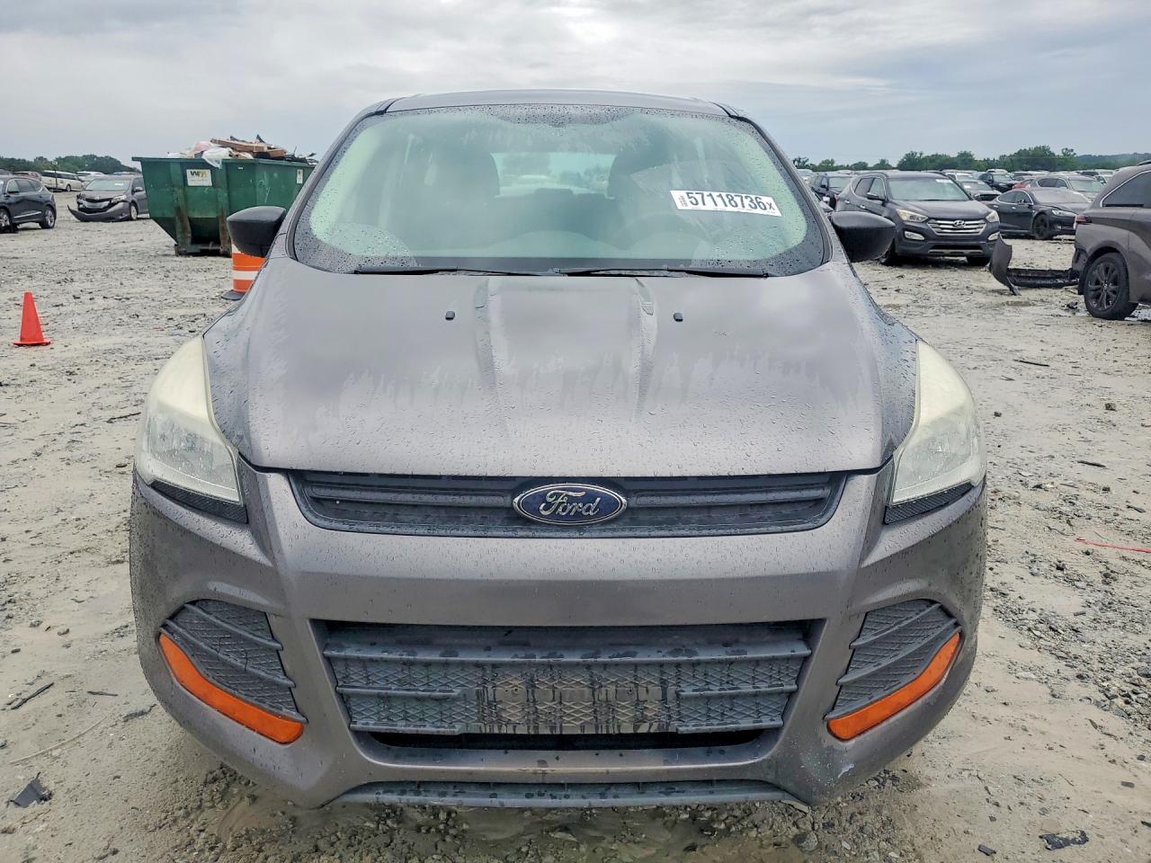 2013 Ford Escape S Gray vin: 1FMCU0F70DUB12104