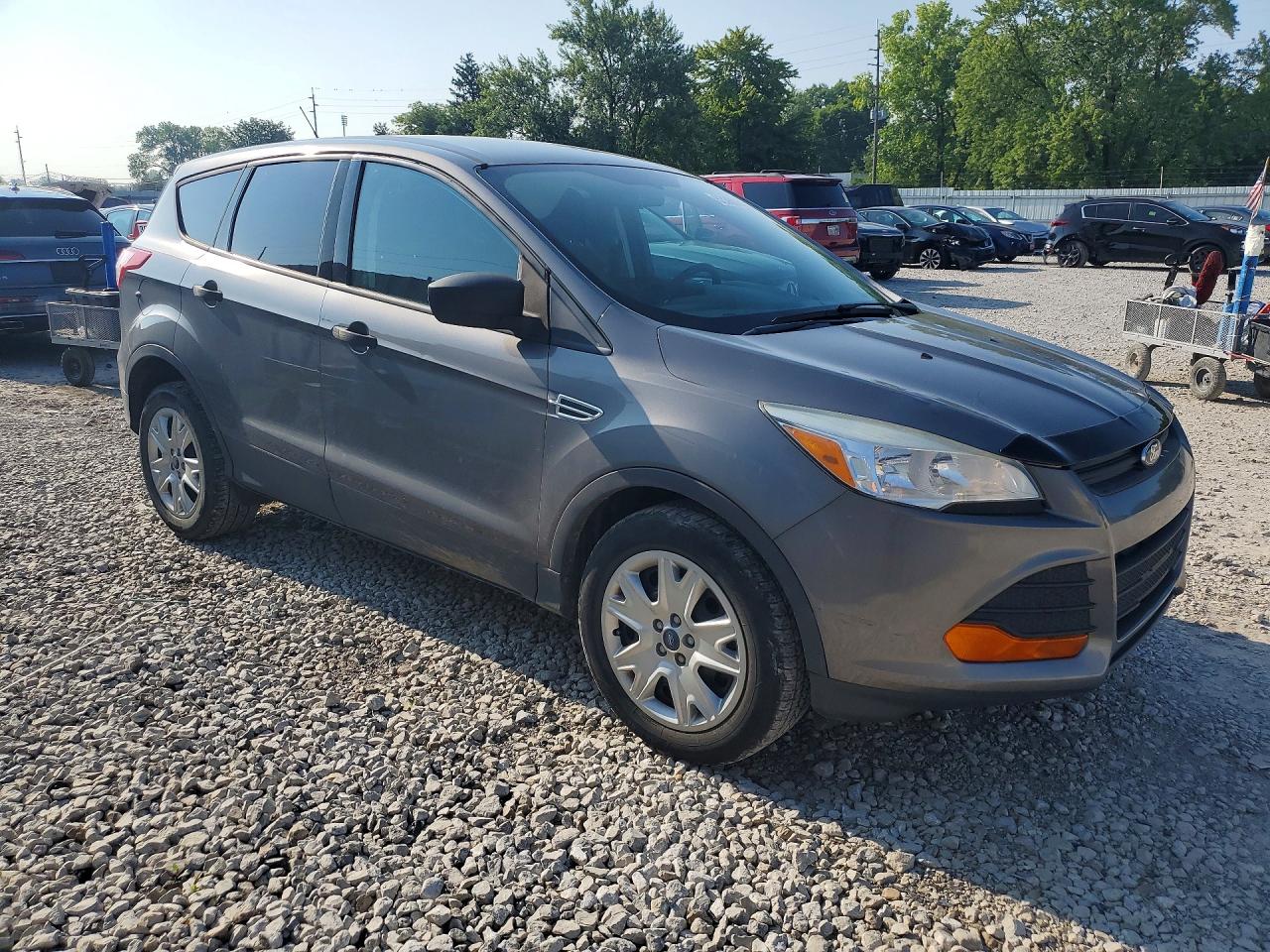 2013 Ford Escape S Gray vin: 1FMCU0F70DUB48021