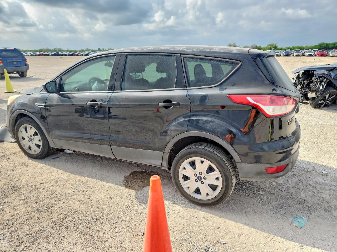 2013 Ford Escape S Black vin: 1FMCU0F70DUB81665