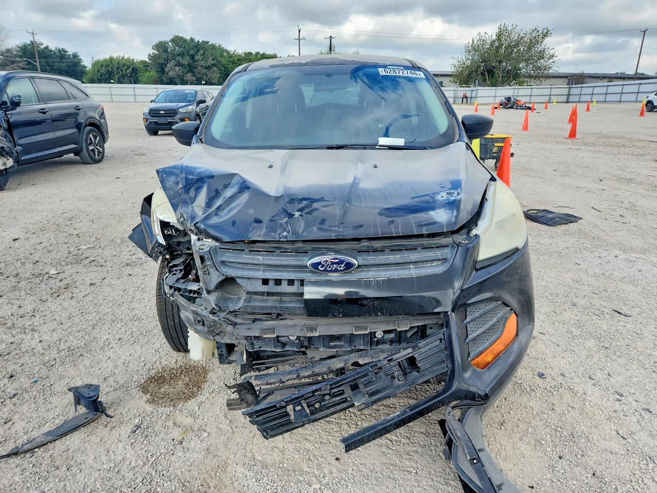 2013 Ford Escape S Black vin: 1FMCU0F70DUB81665