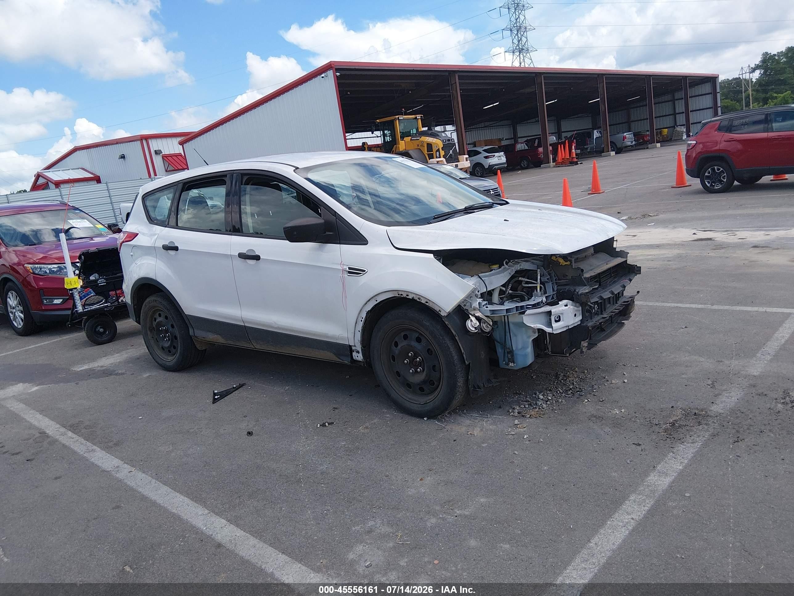 2014 Ford Escape S Белый vin: 1FMCU0F70EUA22582