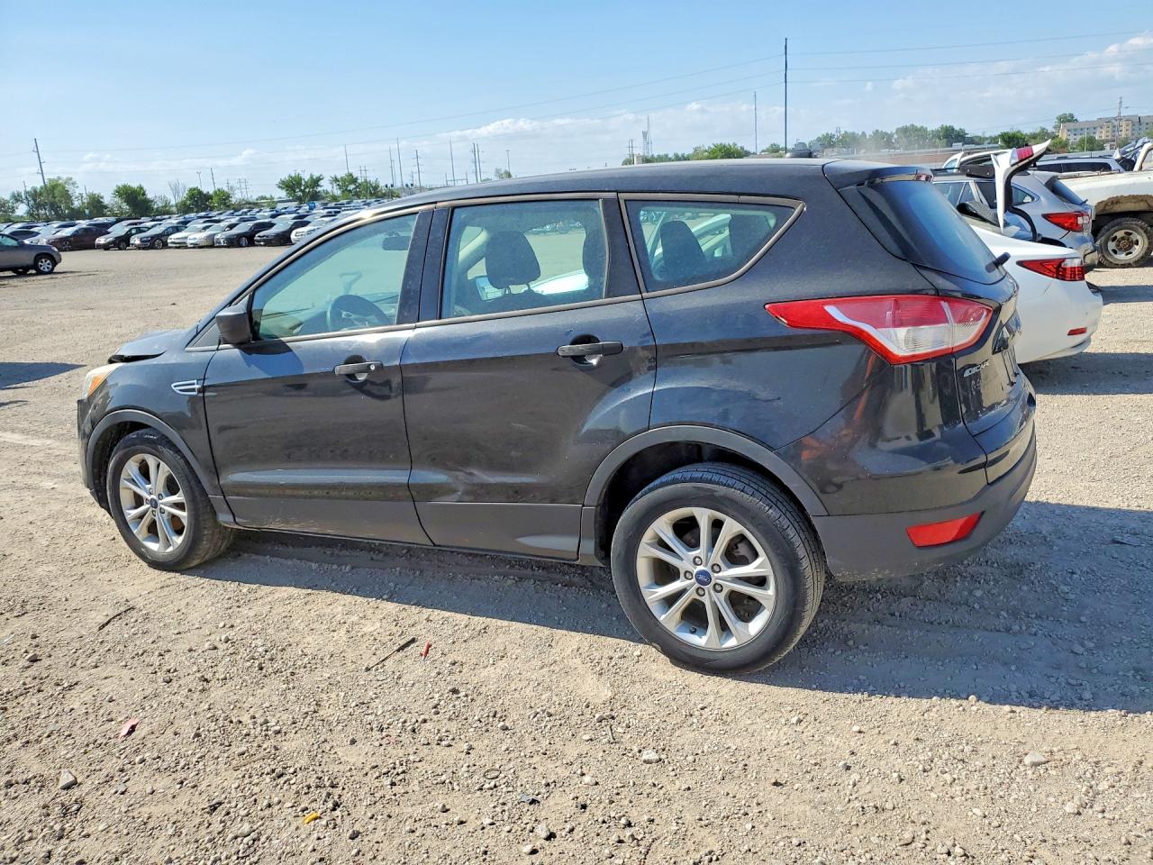 2014 Ford Escape S Black vin: 1FMCU0F70EUA44338