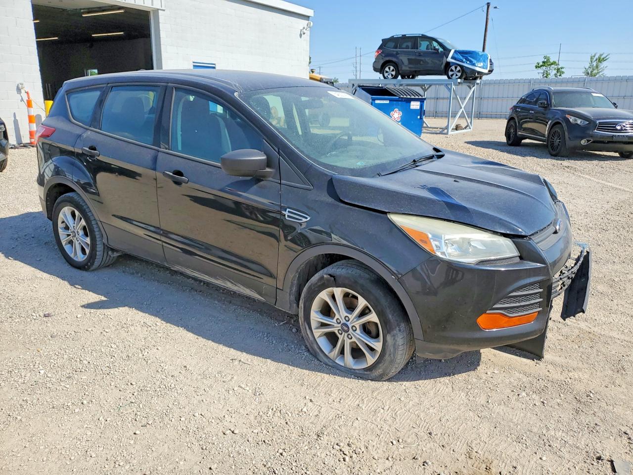 2014 Ford Escape S Black vin: 1FMCU0F70EUA44338