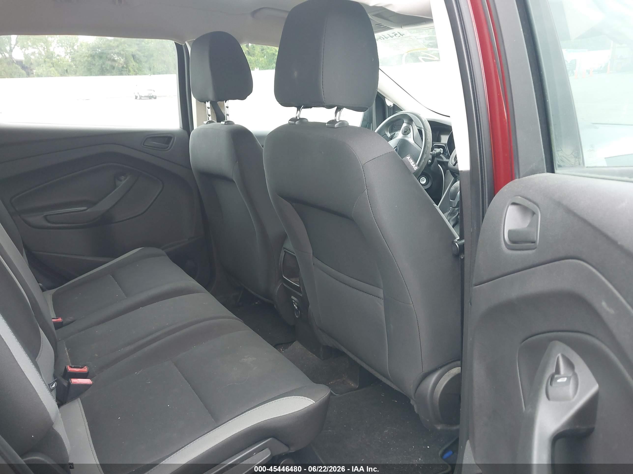 2014 Ford Escape S Burgundy vin: 1FMCU0F70EUA58224