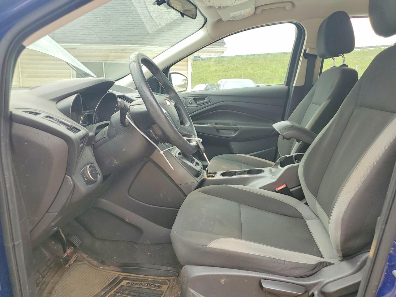 2014 Ford Escape S Blue vin: 1FMCU0F70EUB13819