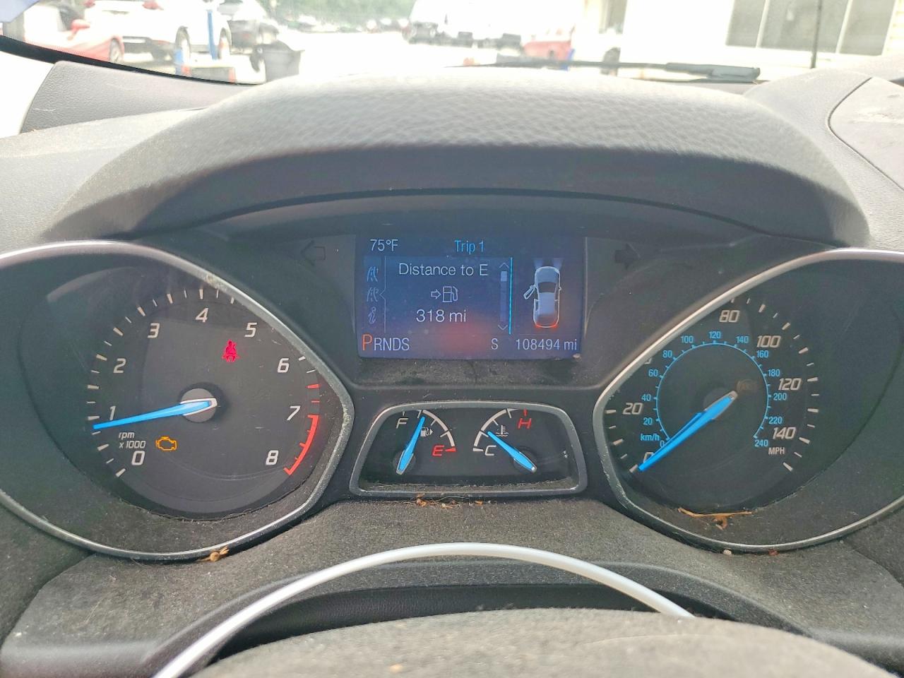 2014 Ford Escape S Blue vin: 1FMCU0F70EUB13819