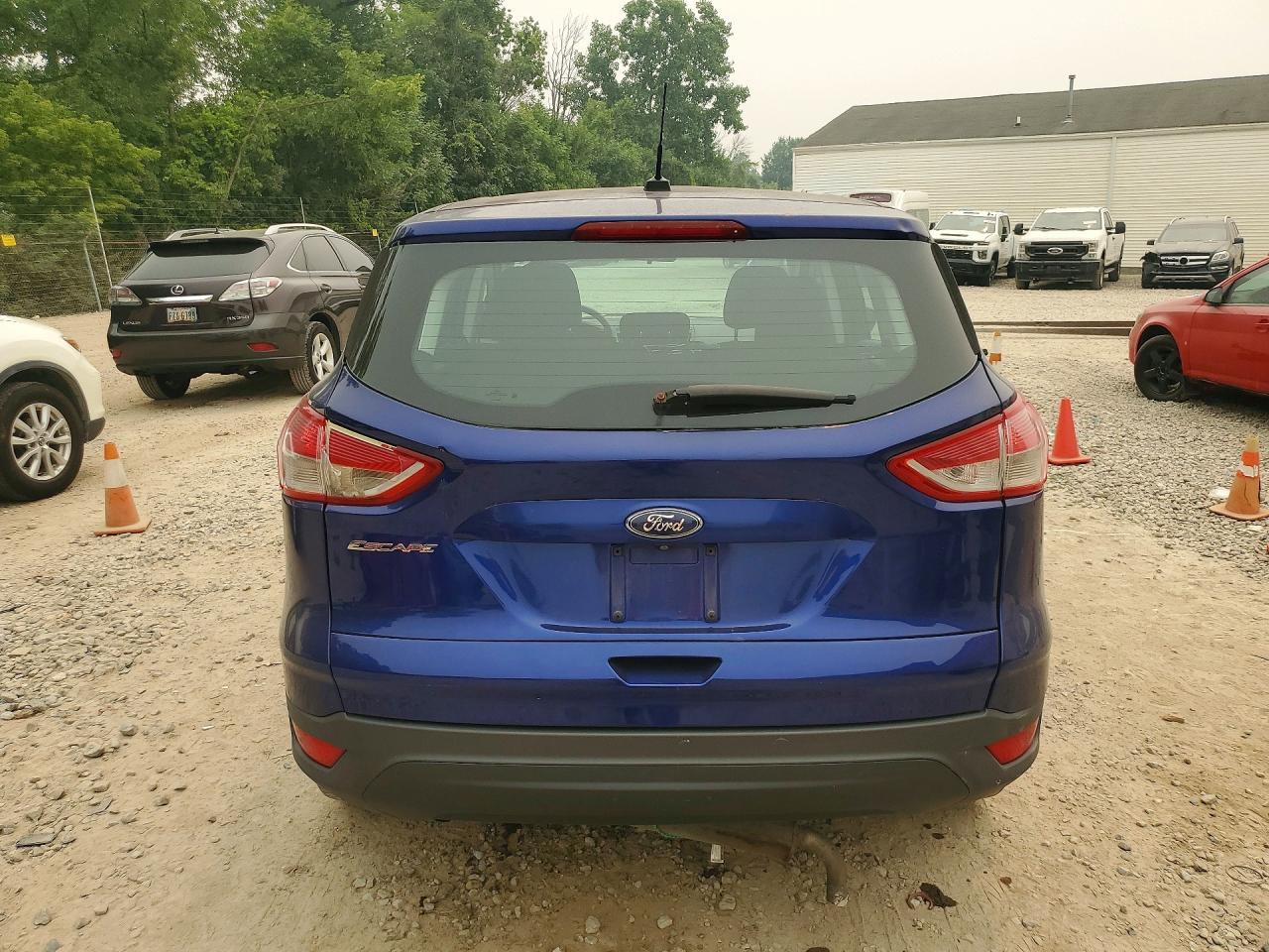 2014 Ford Escape S Blue vin: 1FMCU0F70EUB13819