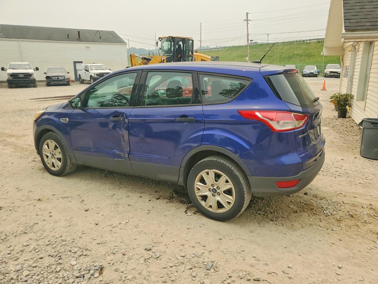 2014 Ford Escape S Blue vin: 1FMCU0F70EUB13819