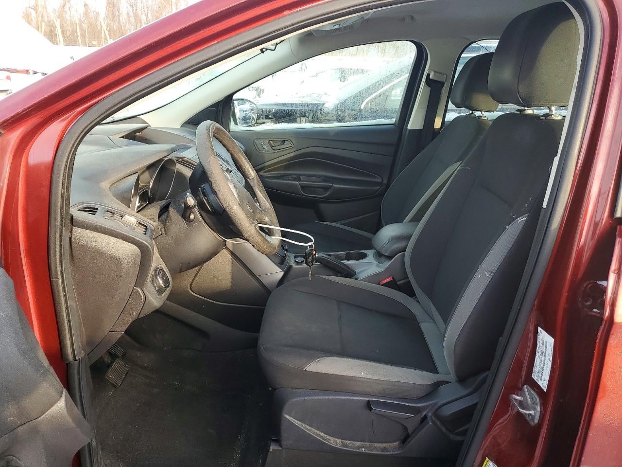 2014 Ford Escape S Red vin: 1FMCU0F70EUB91338