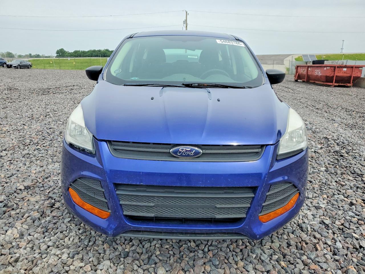 2014 Ford Escape S Синий vin: 1FMCU0F70EUB96135