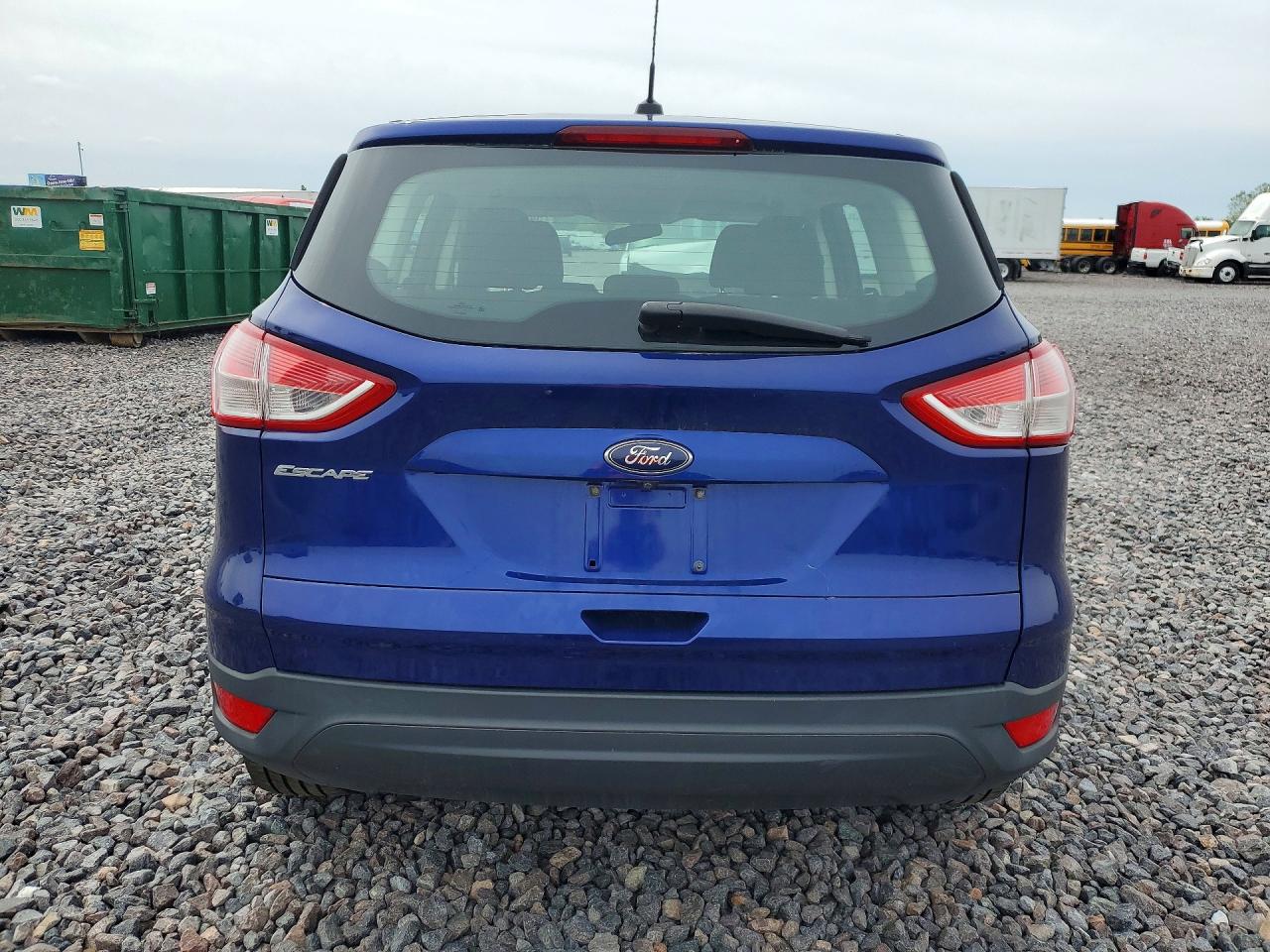 2014 Ford Escape S Синий vin: 1FMCU0F70EUB96135