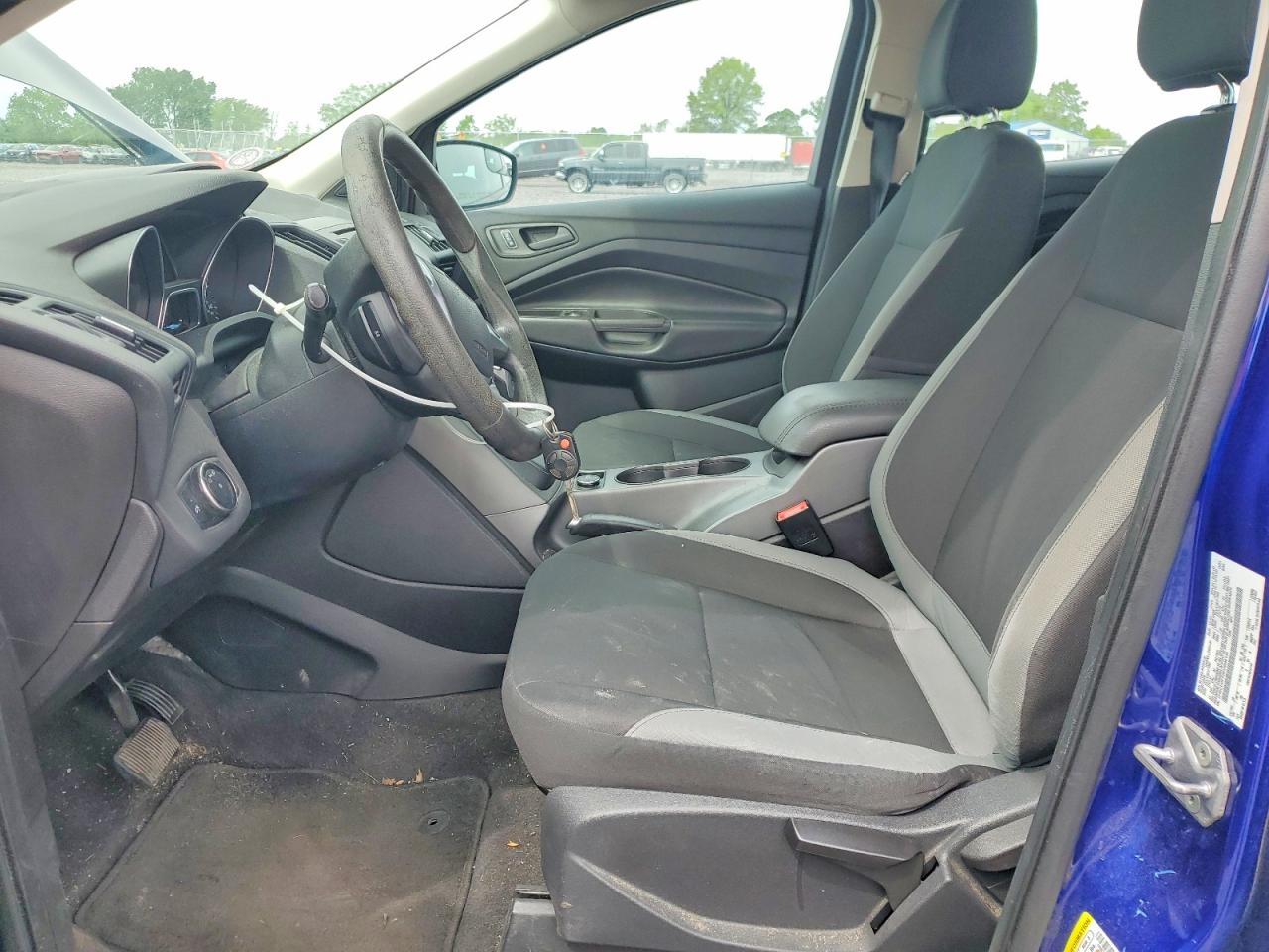 2014 Ford Escape S Синий vin: 1FMCU0F70EUB96135