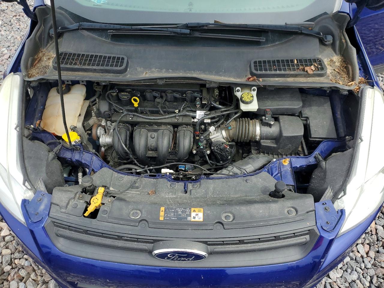 2014 Ford Escape S Синий vin: 1FMCU0F70EUB96135