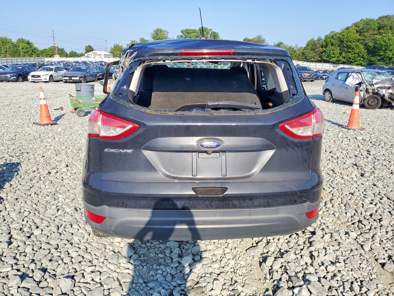 2014 Ford Escape S Black vin: 1FMCU0F70EUC34544