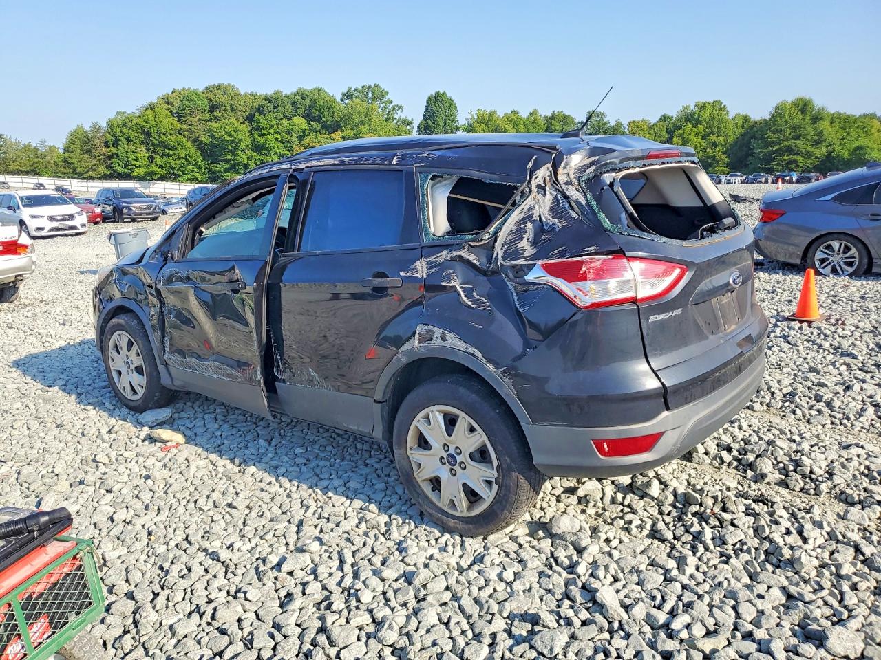 2014 Ford Escape S Black vin: 1FMCU0F70EUC34544