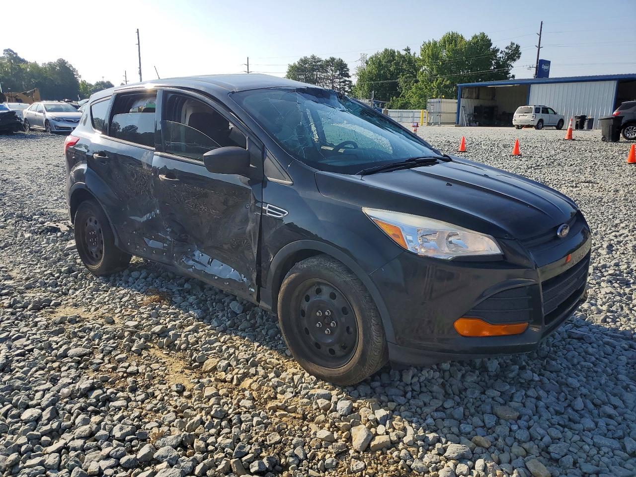 2014 Ford Escape S Black vin: 1FMCU0F70EUC34544