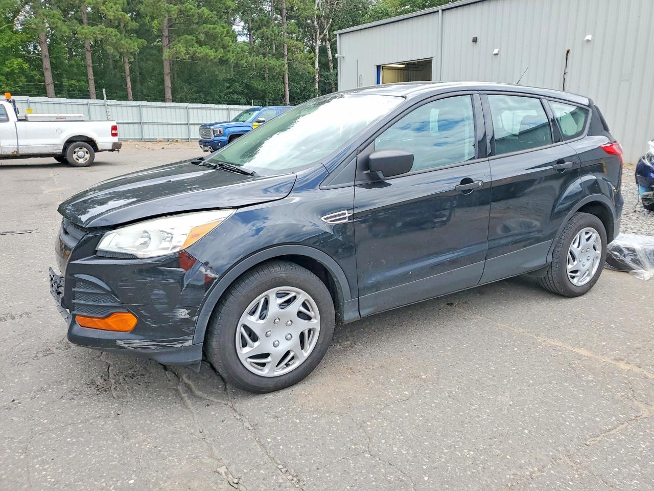 2014 Ford Escape S Black vin: 1FMCU0F70EUC44801