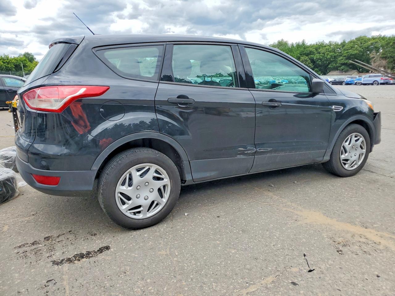 2014 Ford Escape S Black vin: 1FMCU0F70EUC44801