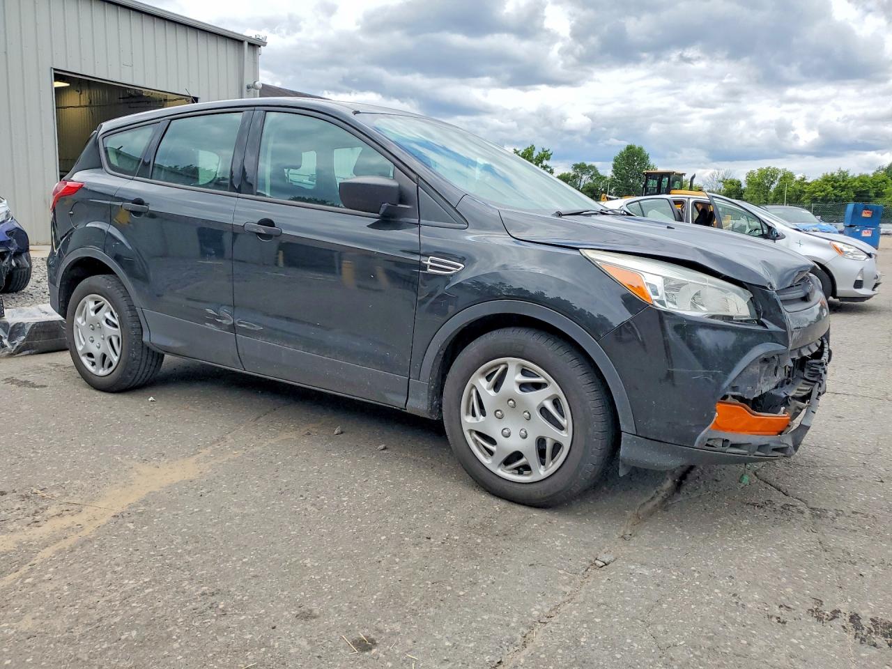 2014 Ford Escape S Black vin: 1FMCU0F70EUC44801