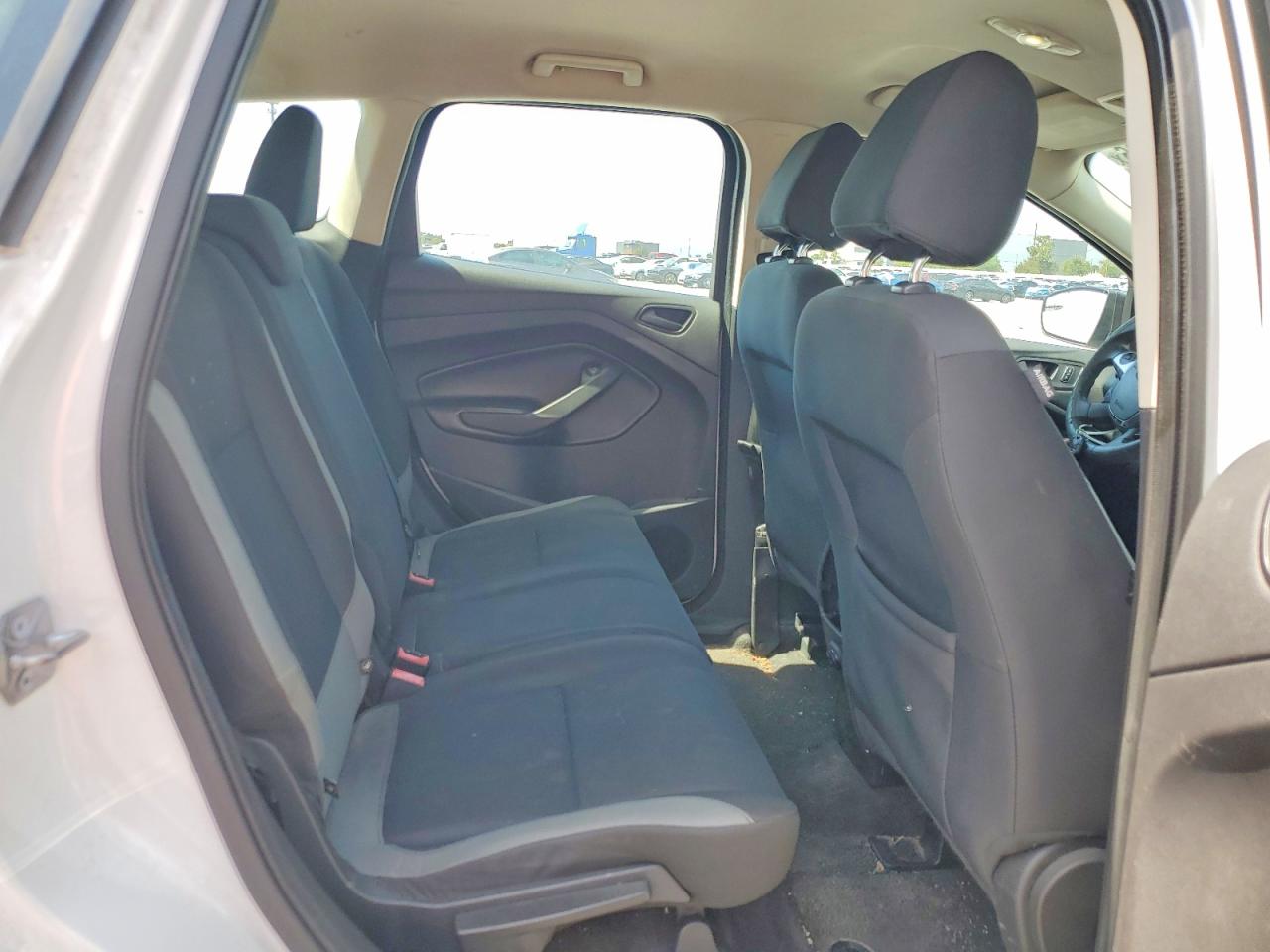 2014 Ford Escape S White vin: 1FMCU0F70EUD94228