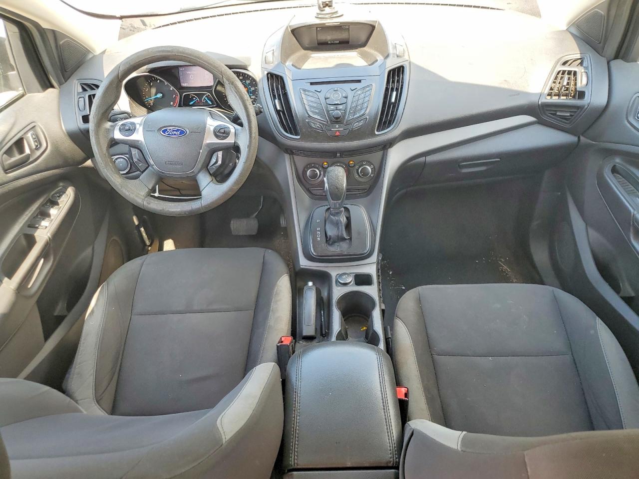 2014 Ford Escape S White vin: 1FMCU0F70EUD94228