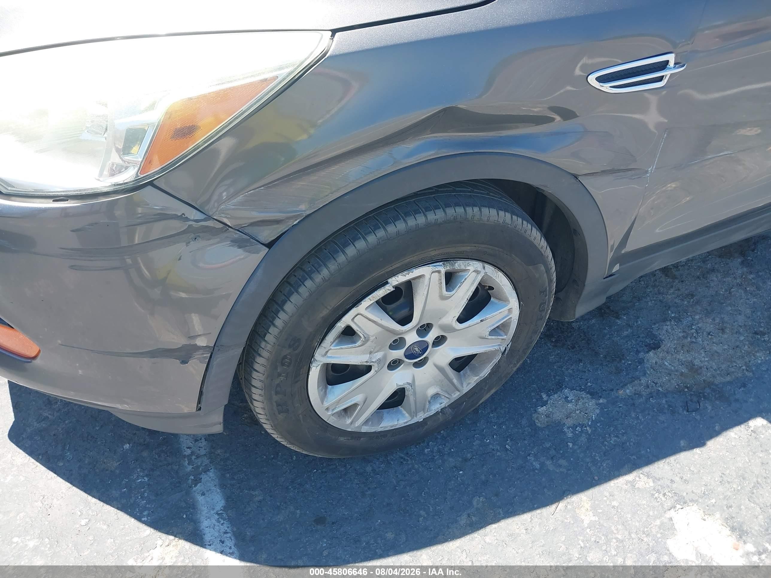 2014 Ford Escape S Gray vin: 1FMCU0F70EUE00965