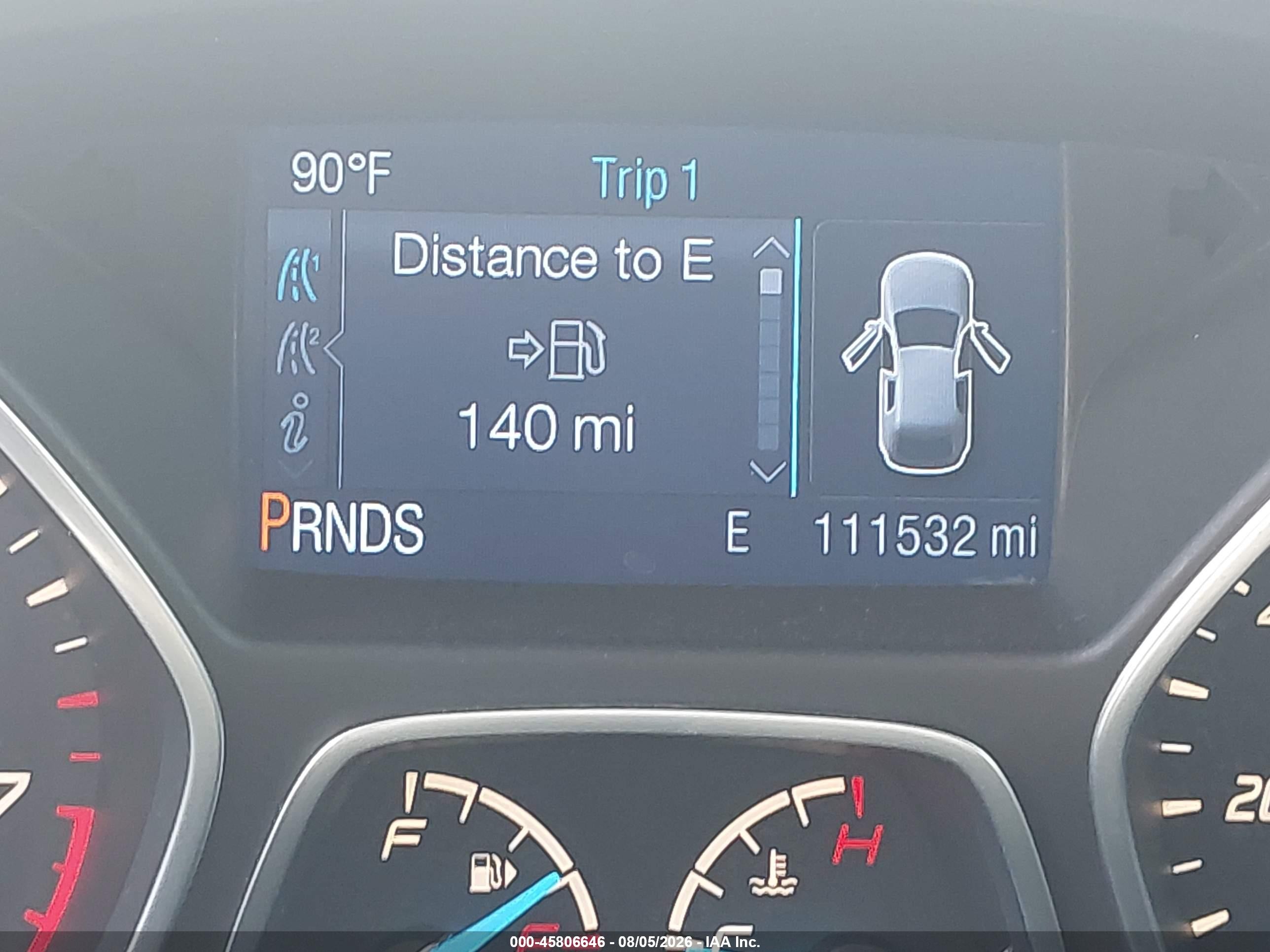 2014 Ford Escape S Gray vin: 1FMCU0F70EUE00965