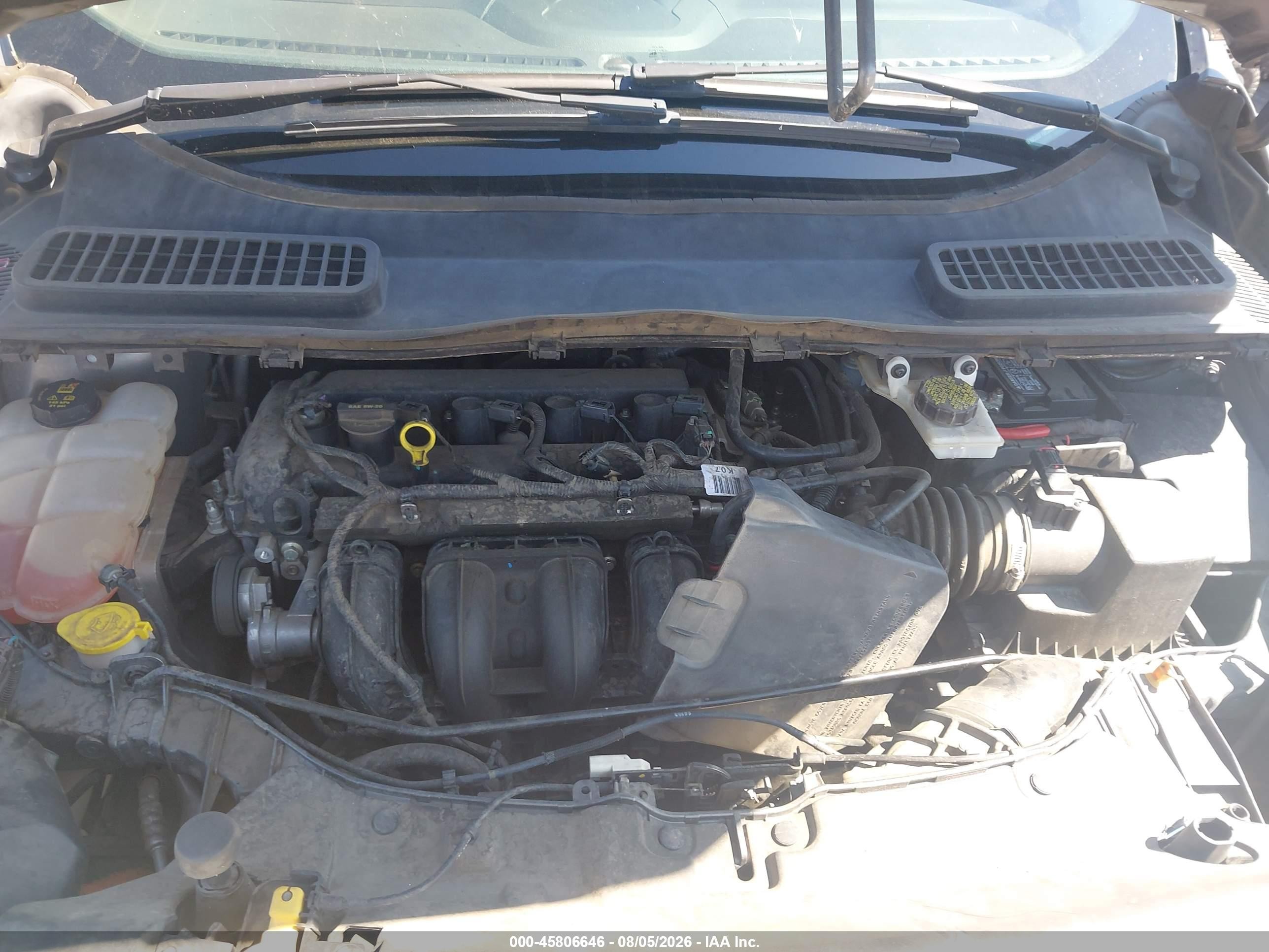 2014 Ford Escape S Gray vin: 1FMCU0F70EUE00965