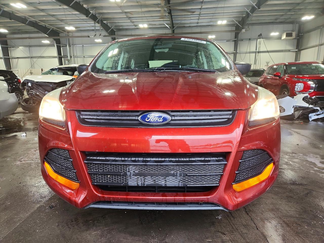 2014 Ford Escape S Темно-бордовый vin: 1FMCU0F70EUE07205