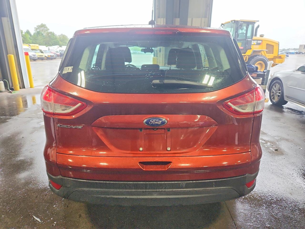 2014 Ford Escape S Темно-бордовый vin: 1FMCU0F70EUE07205