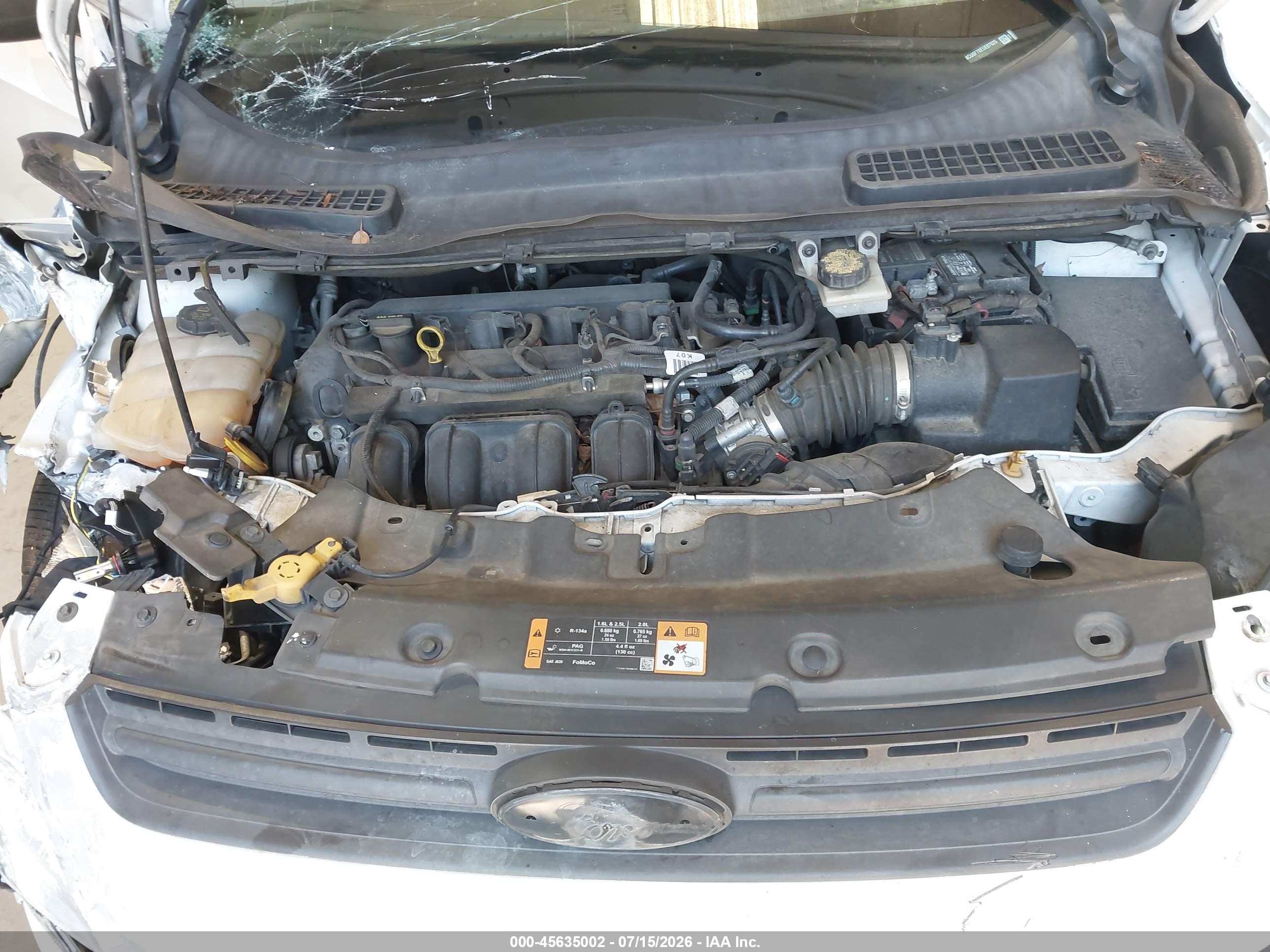 2014 Ford Escape S Белый vin: 1FMCU0F70EUE07625