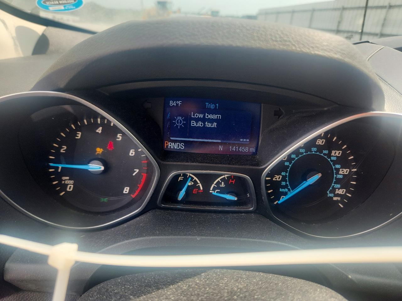 2014 Ford Escape S Серый vin: 1FMCU0F70EUE21167