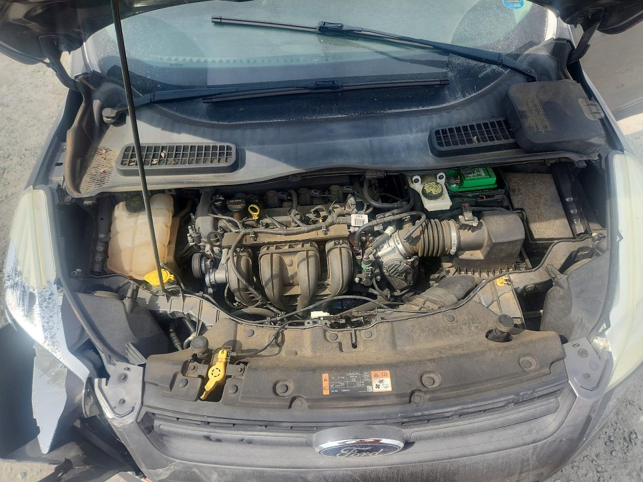 2014 Ford Escape S Серый vin: 1FMCU0F70EUE21167
