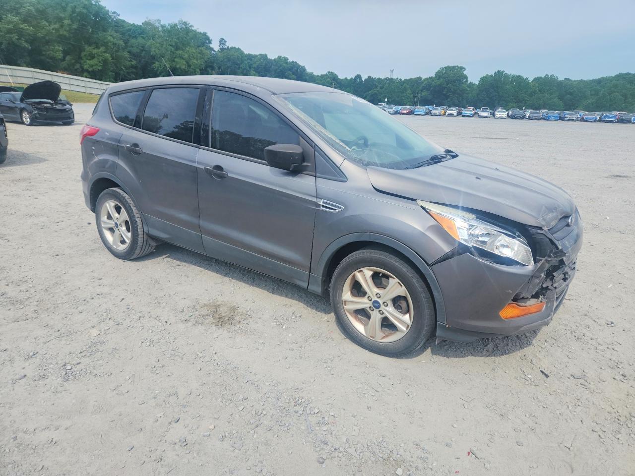 2014 Ford Escape S Серый vin: 1FMCU0F70EUE21167