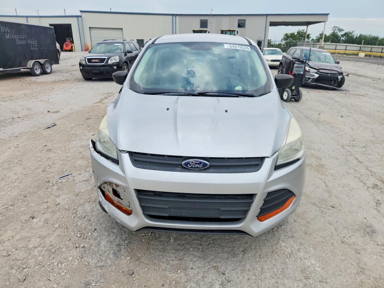 2014 Ford Escape S Silver vin: 1FMCU0F70EUE50569