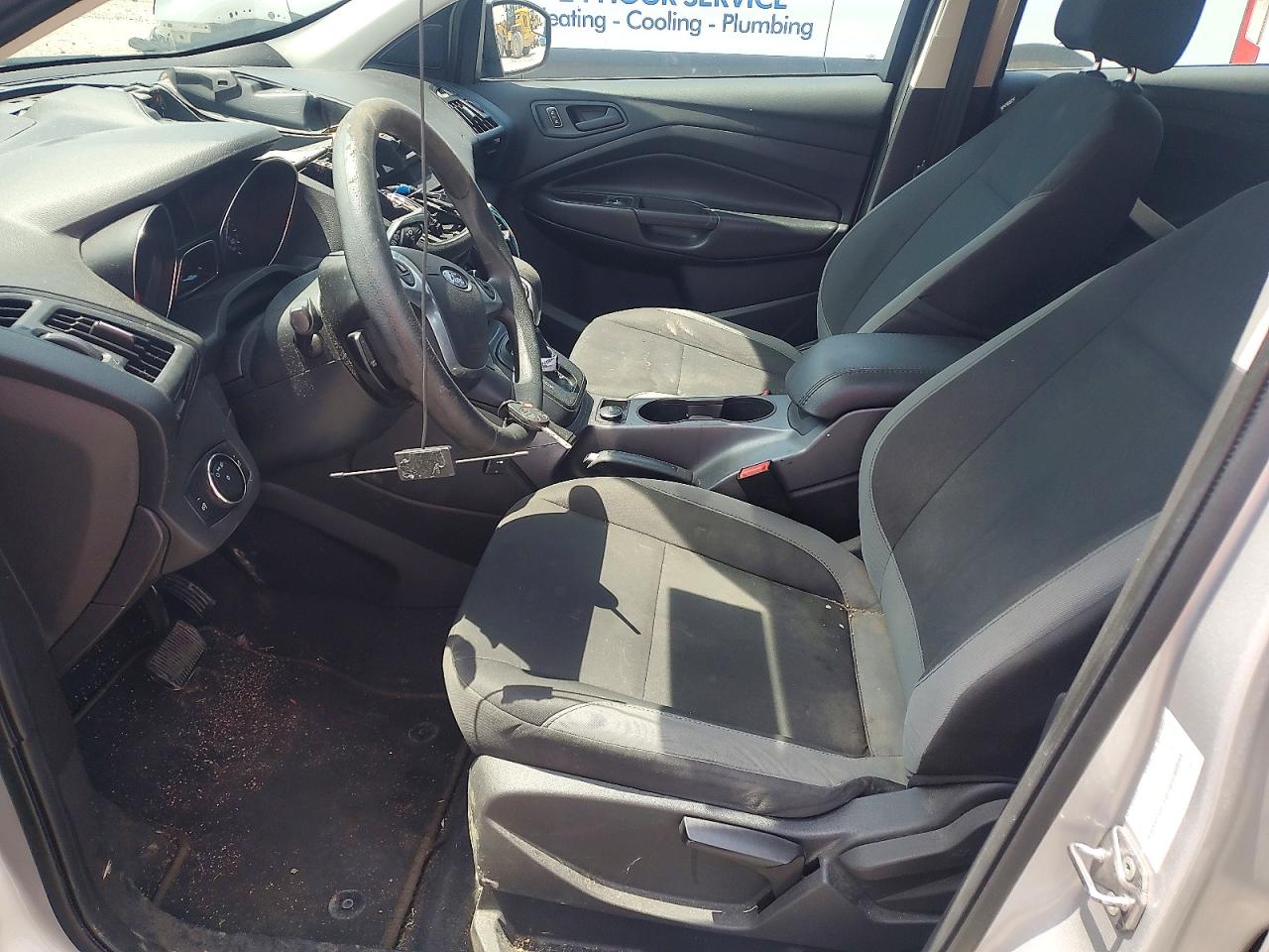 2014 Ford Escape S Silver vin: 1FMCU0F70EUE50569