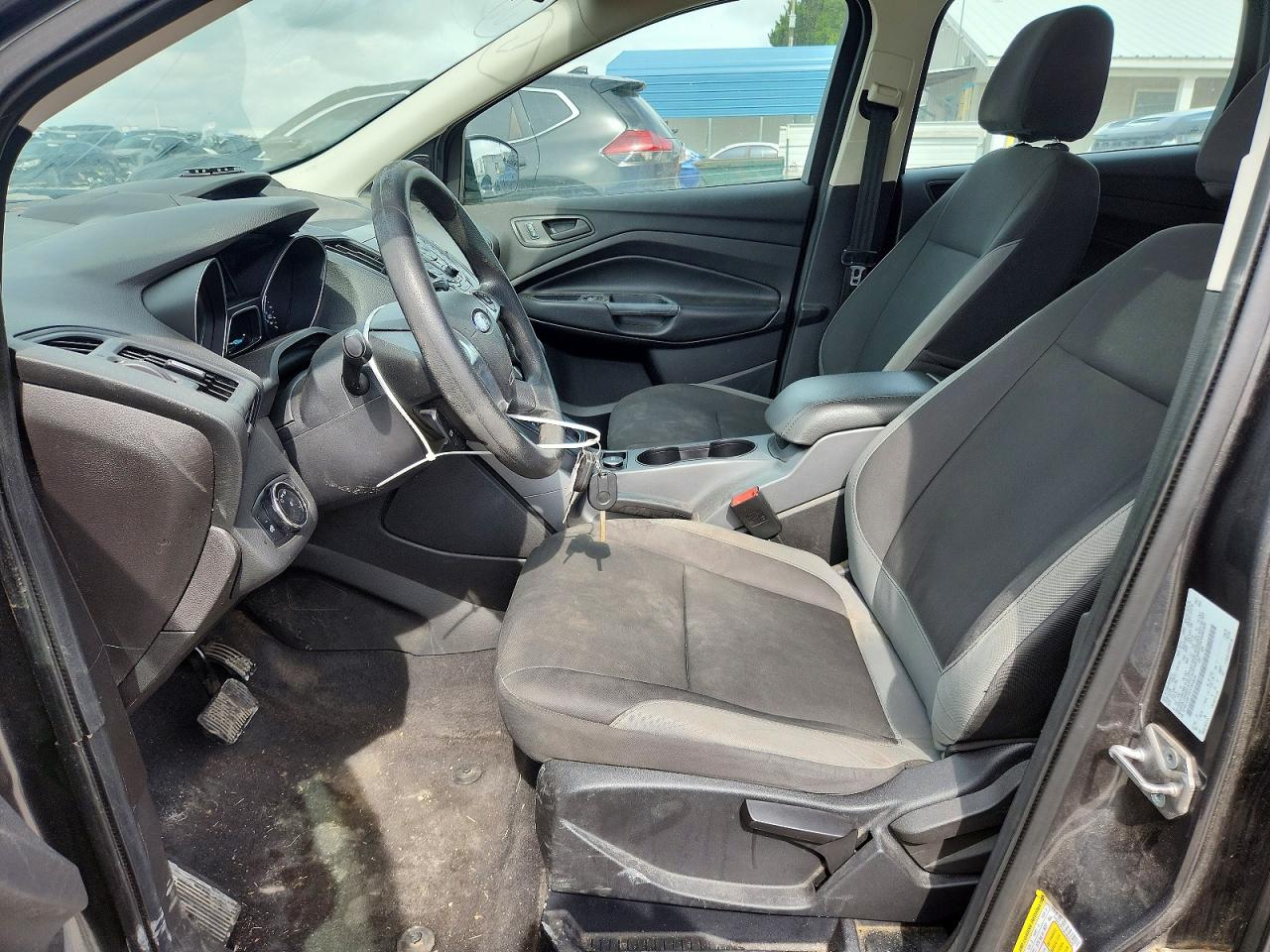 2015 Ford Escape S Серый vin: 1FMCU0F70FUA04620