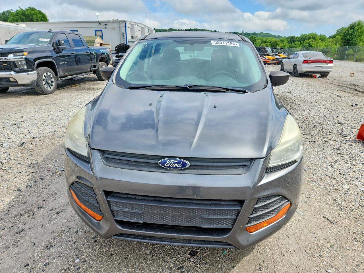 2015 Ford Escape S Серый vin: 1FMCU0F70FUA04620