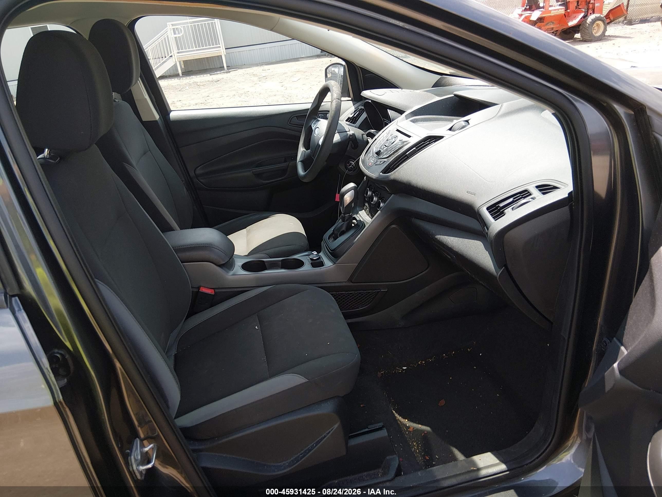 2015 Ford Escape S Gray vin: 1FMCU0F70FUA15987