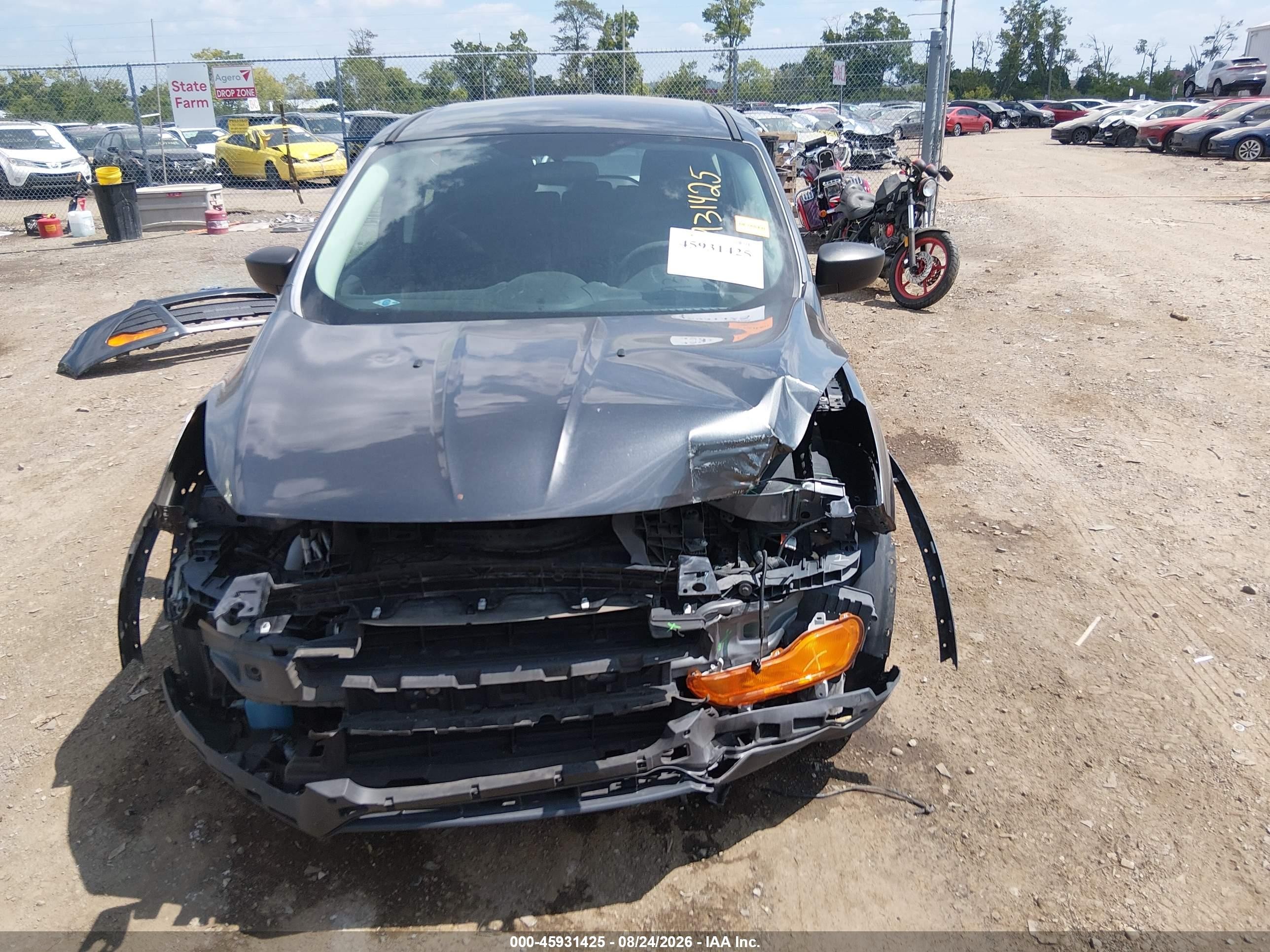 2015 Ford Escape S Gray vin: 1FMCU0F70FUA15987
