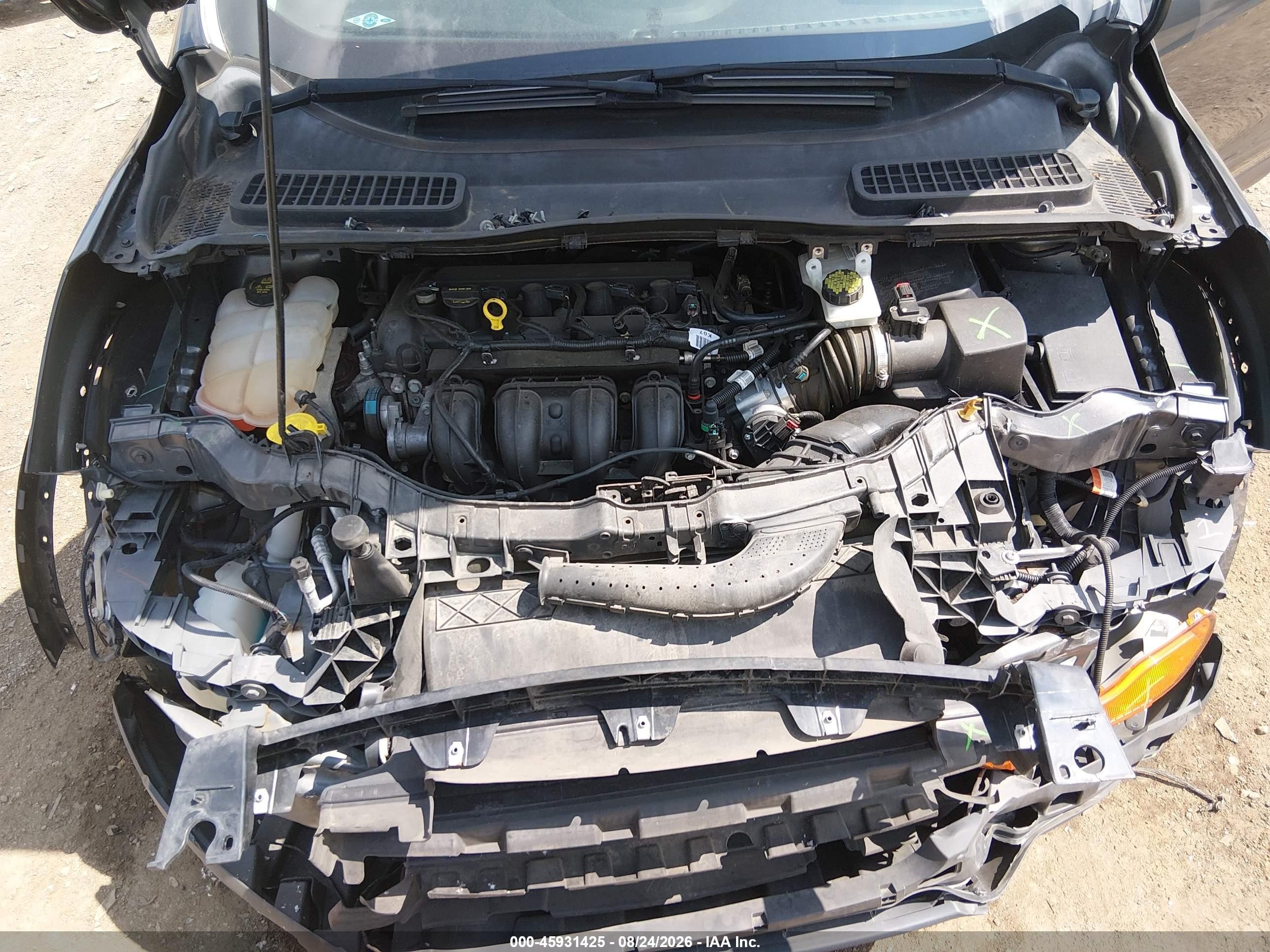 2015 Ford Escape S Gray vin: 1FMCU0F70FUA15987